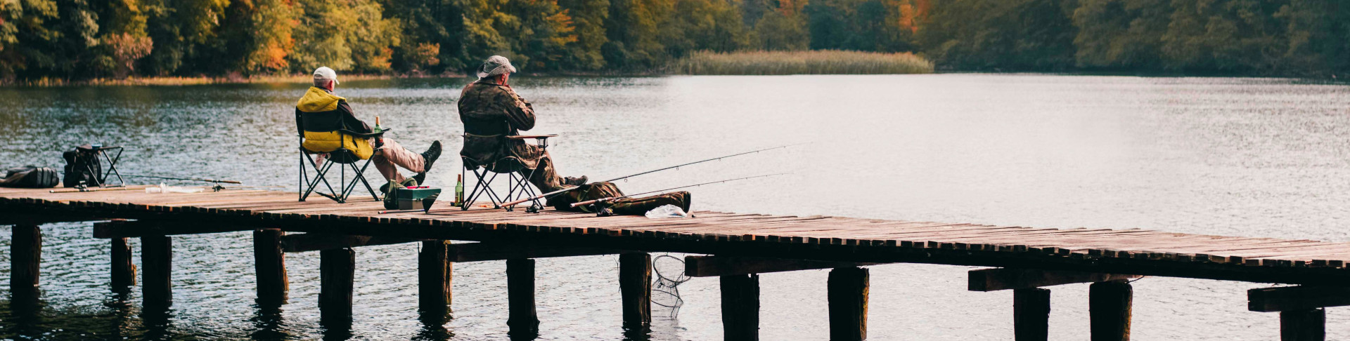 image of lake and trees in background